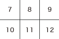 7 8 9 10 11 12