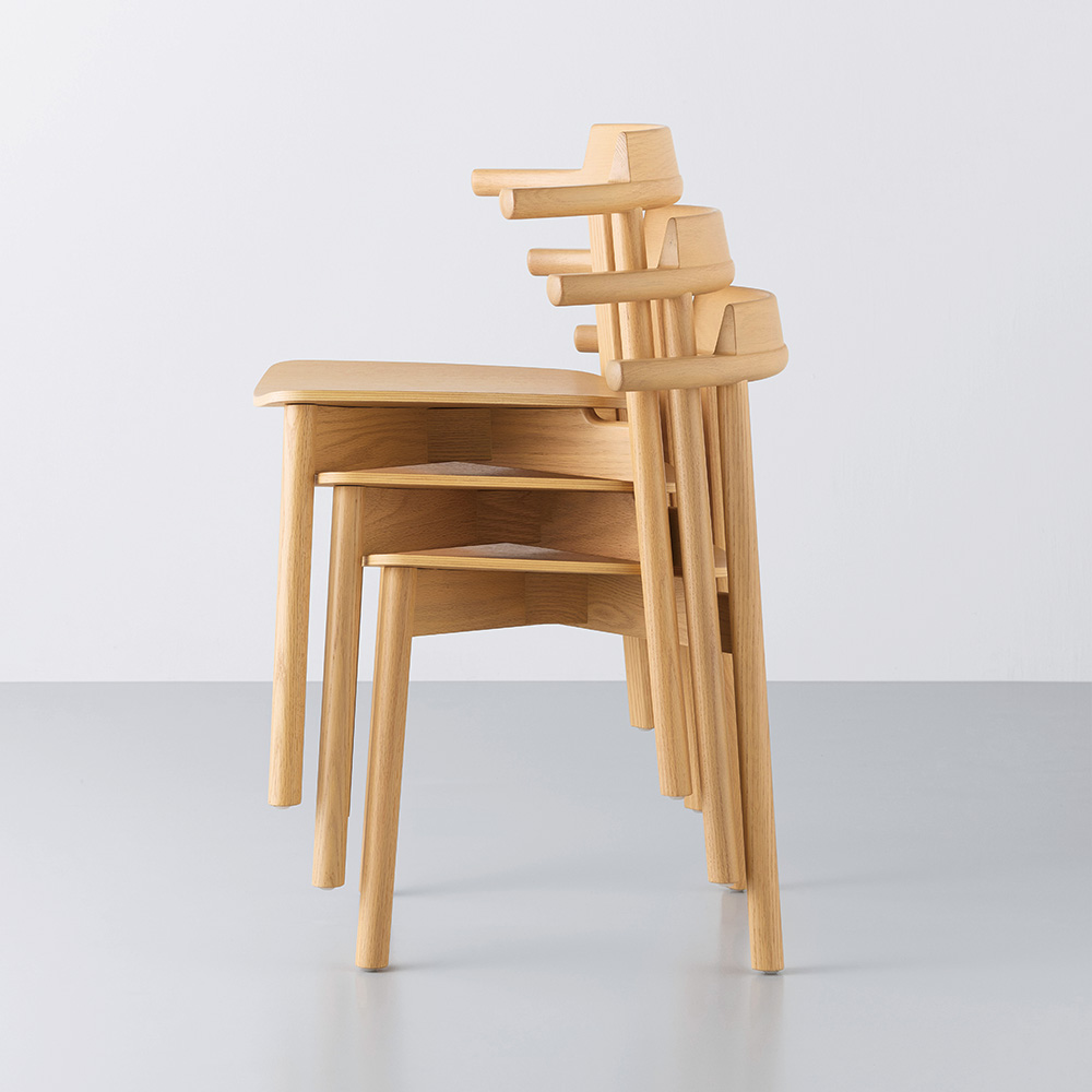 美しく積み重ねられるデザイン